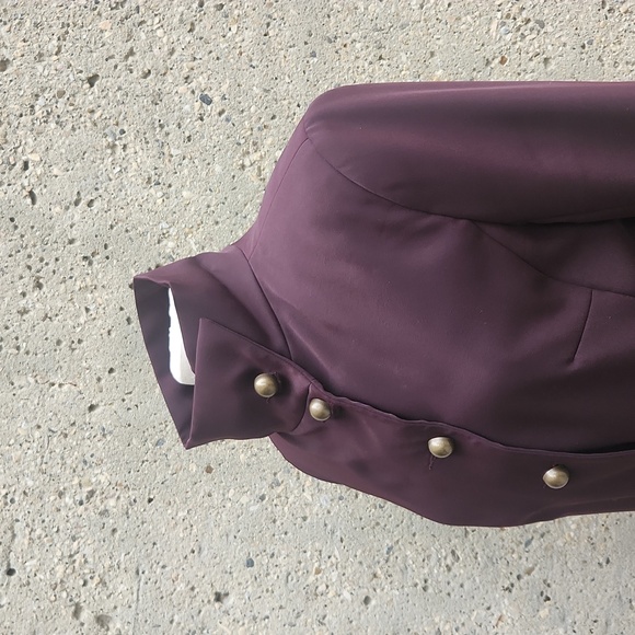 1990s plum LINDA LUNDSTROM coat - Picture 6 of 11